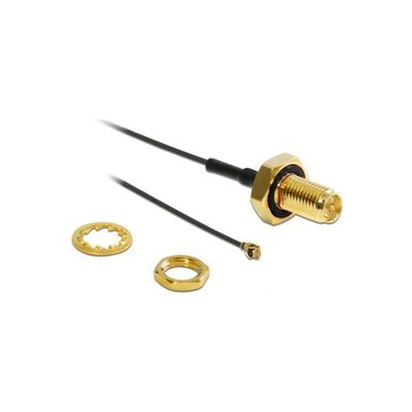 Delock RP-SMA jack bulkhead